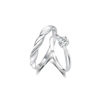 NVBBK Sterling Silver Rings Unisex
