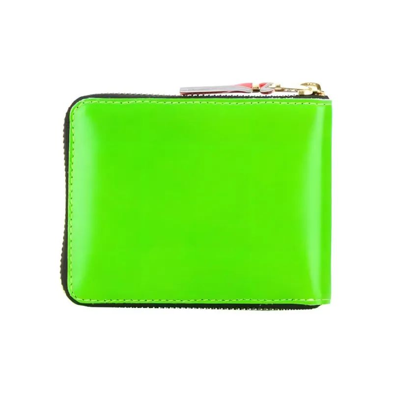CDG Sheepskin Wallet Regular Women's Green-1