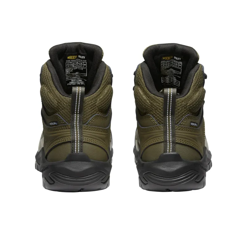 KEEN Wear resistant And Lightweight Mid Top Hiking Shoes Men's Green-2