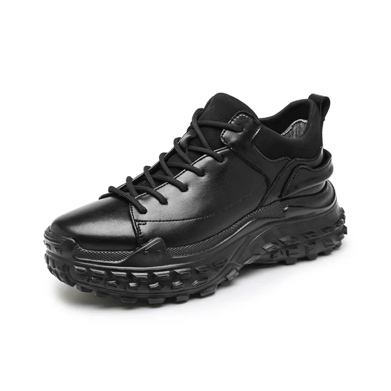 Jerden Smith Slip Resistant, Impact Resistant, Height Adjustable Low Top Chunky Sneakers-1