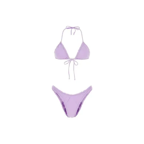 REINA OLGA Guia Scrunch Detailed Triangle Bikini Set