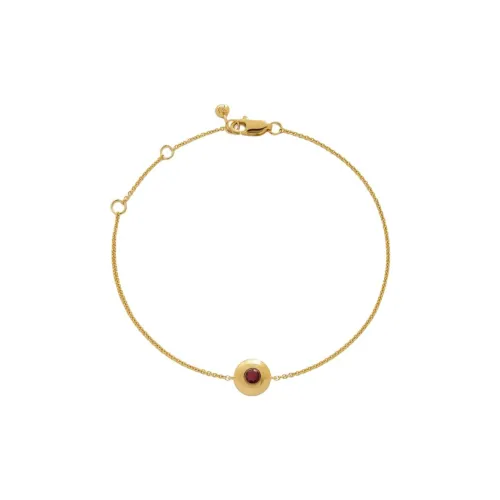 Monica Vinader 18kt Yellow Gold Vermeil July Birthstone Bracelet