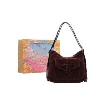 BRINCH PU Shoulder Bag Women's Coffee
