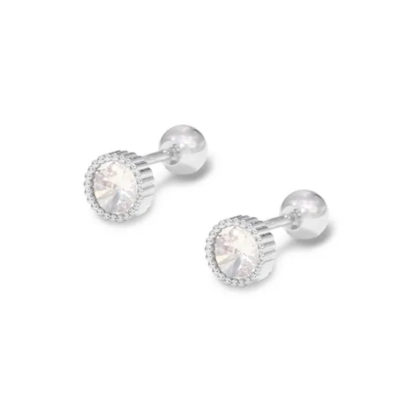 ETAHLOVE Sterling Silver Stud Earrings Unisex Boyfriend And Girlfriend Birthday Surprise-10