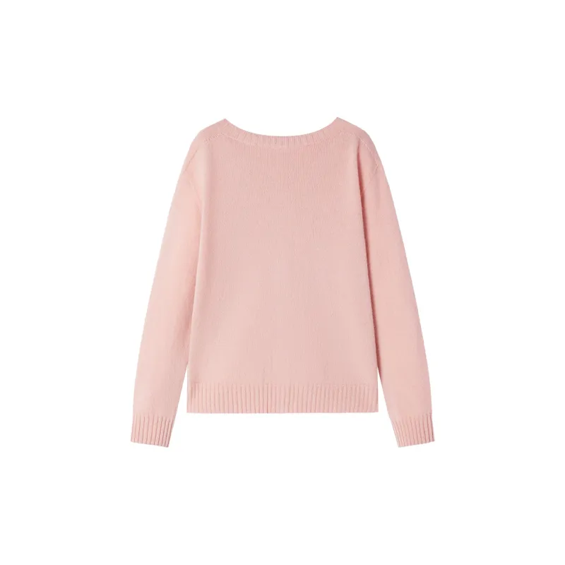 XIANGYING Sweaters Women's Pink-1