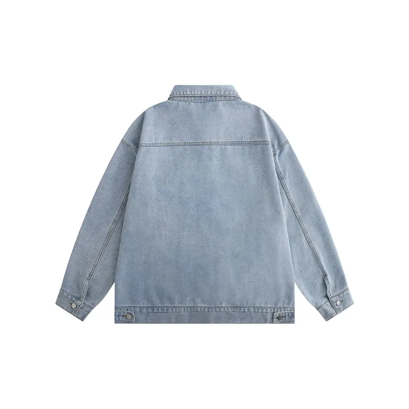 GROW DATE Denim Jacket Unisex Yellow Mud-15