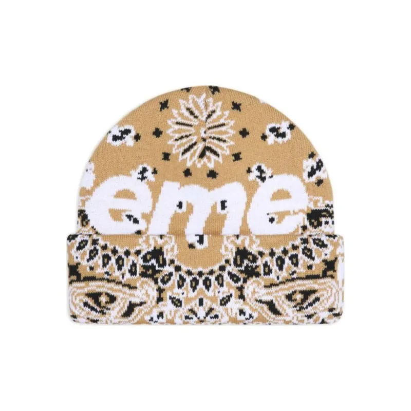 Supreme Bandana Big Logo Beanie-1