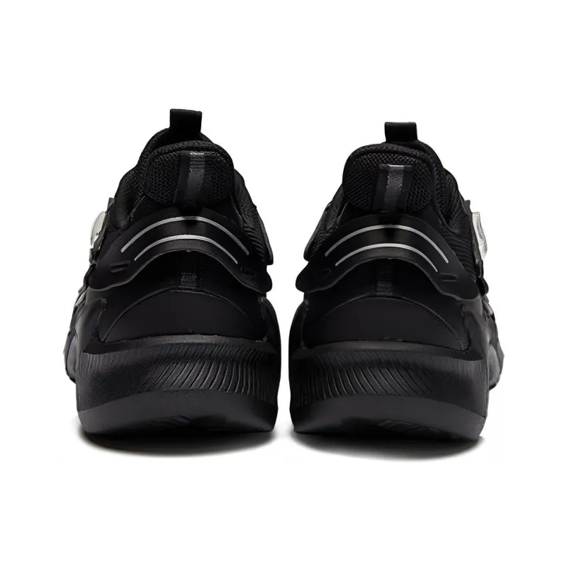 361° Cushioned Wear Resistant Lightweight Low Top Running Shoes Men's Obsidian Black-1
