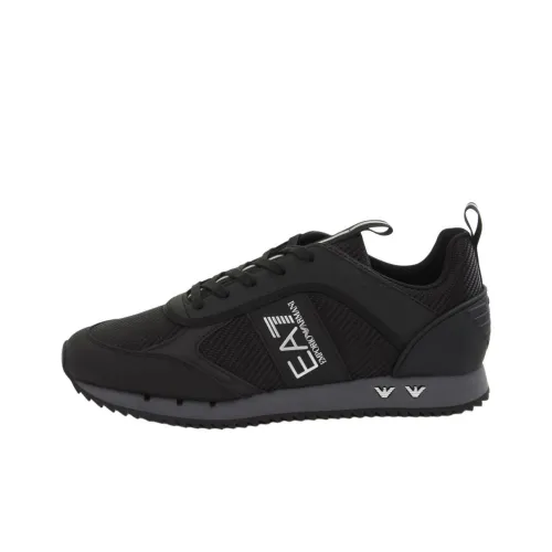 EMPORIO ARMANI EA7 Low Top Casual Shoes Men's Black