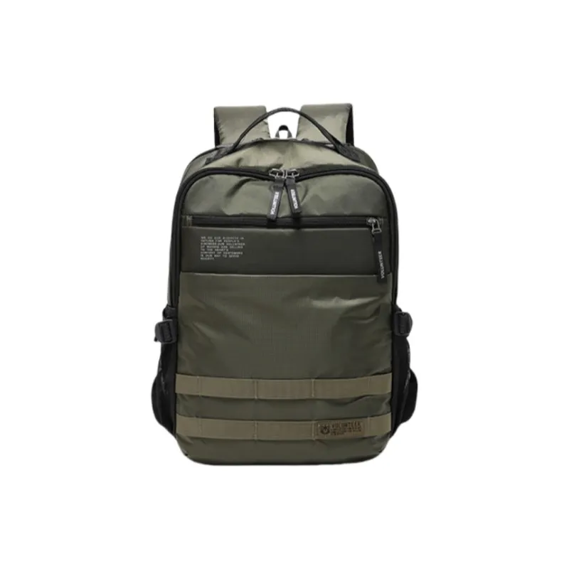 Volunteer Nylon Fabric Backpack Unisex Multicolor-11