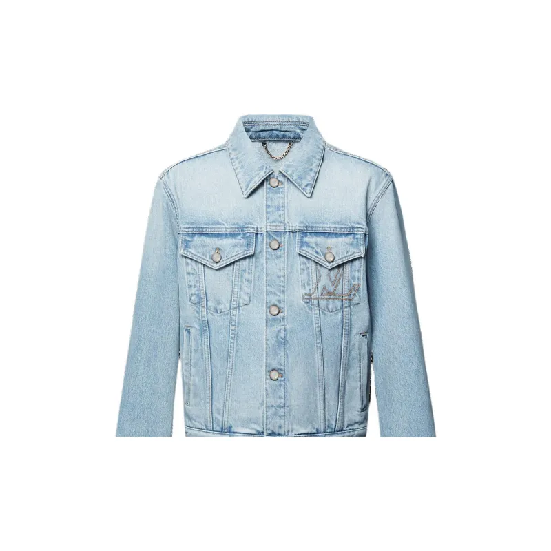 LOUIS VUITTON Denim Trucker Jacket-5