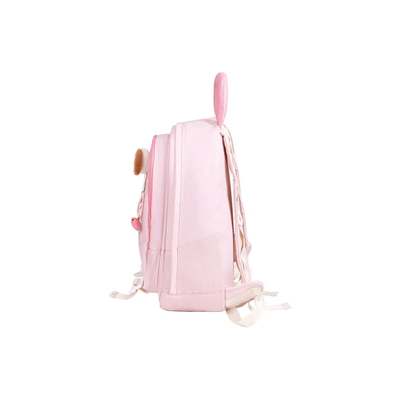 Miffy Fabric Backpack Regular Women's Ecru/Pink-13