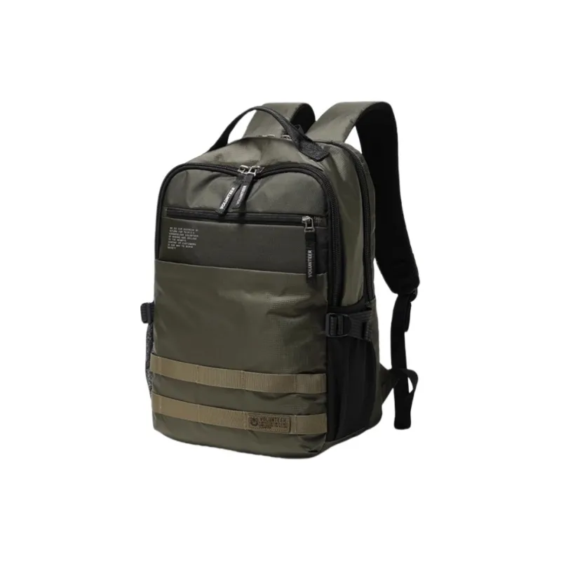 Volunteer Nylon Fabric Backpack Unisex Multicolor-9