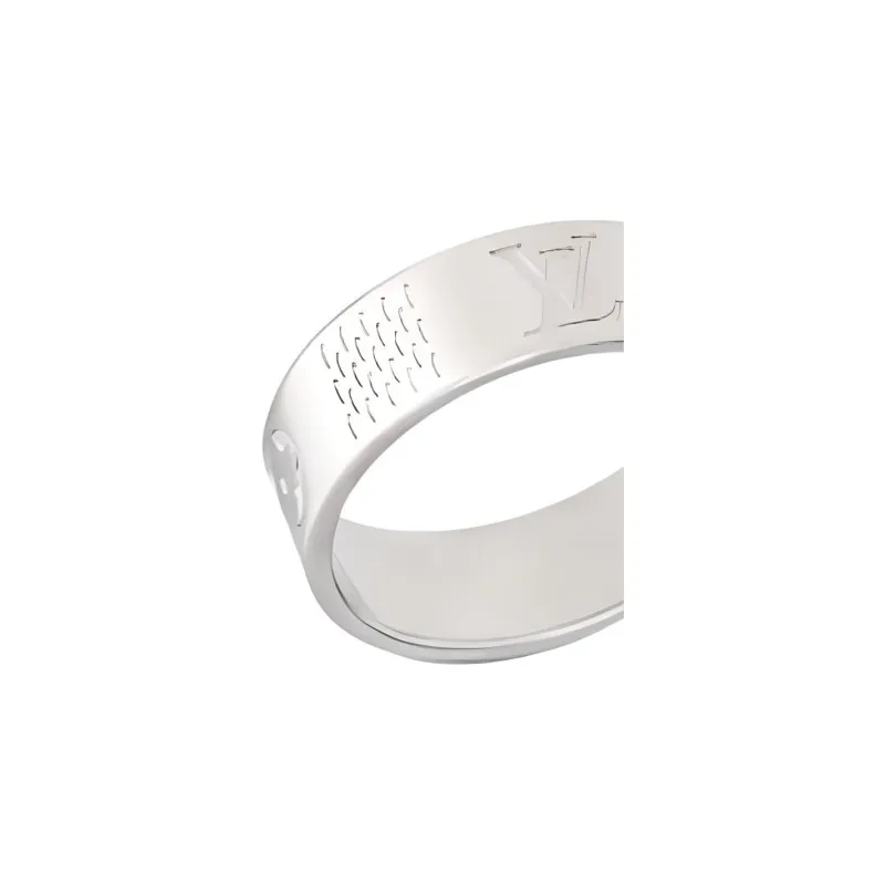 LOUIS VUITTON Damier Staples Thin Ring-2