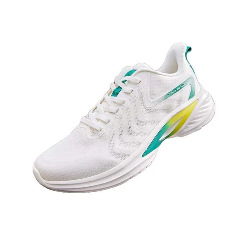 361° Anti Slip Wear Resistant Low Top Casual Running Shoes Men's White Green-1