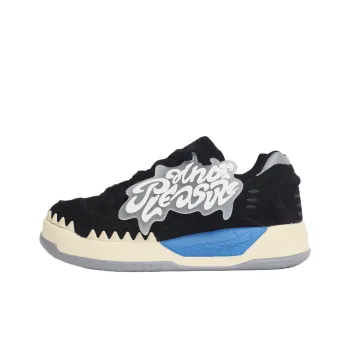 PAIN OR PLEASURE Low Top Kids' Skateboarding Shoes Black Teenagers