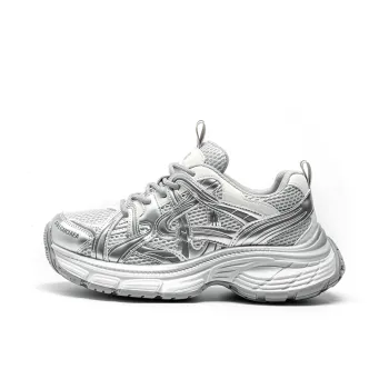 BENZI Low Top Chunky Sneakers Women's Glacier Silver