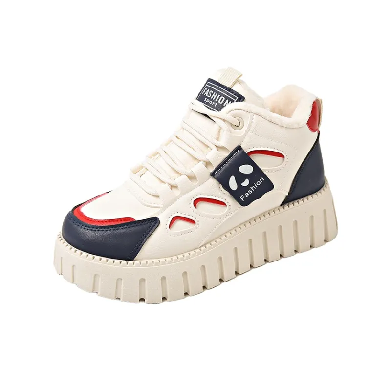 BINGO DUCK Height Increasing High Top Casual Shoes Women's-5