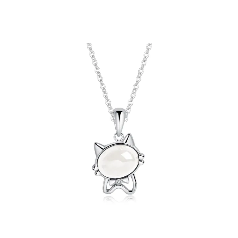Lao Feng Xiang Chalcedony Necklaces Unisex-0