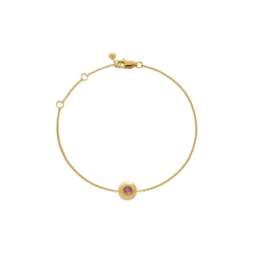 Monica Vinader 18kt Yellow Gold Vermeil October Birthstone Bracelet