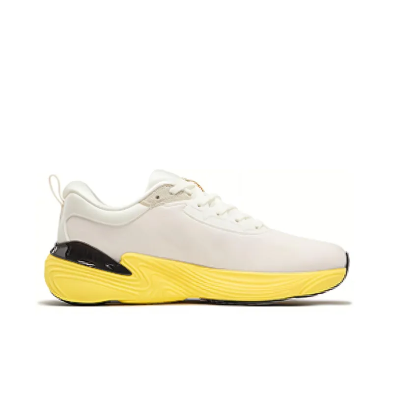 361° Cushioned Slip-Resistant Breathable Low-Top Running Shoes Men's Yellow-1