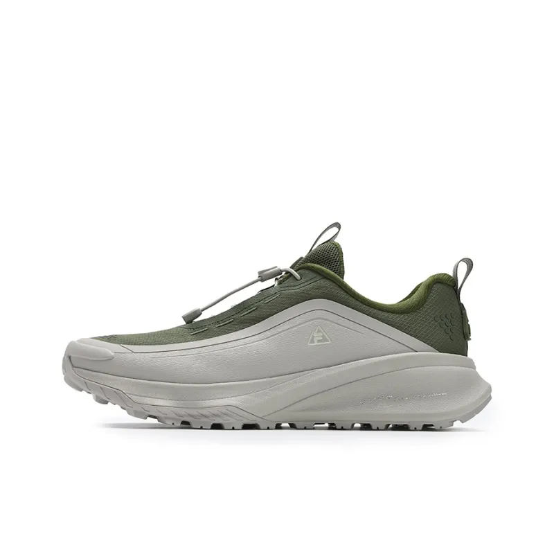 FILA Cushioning Low Top Outdoor Shoes Men's White Green-0
