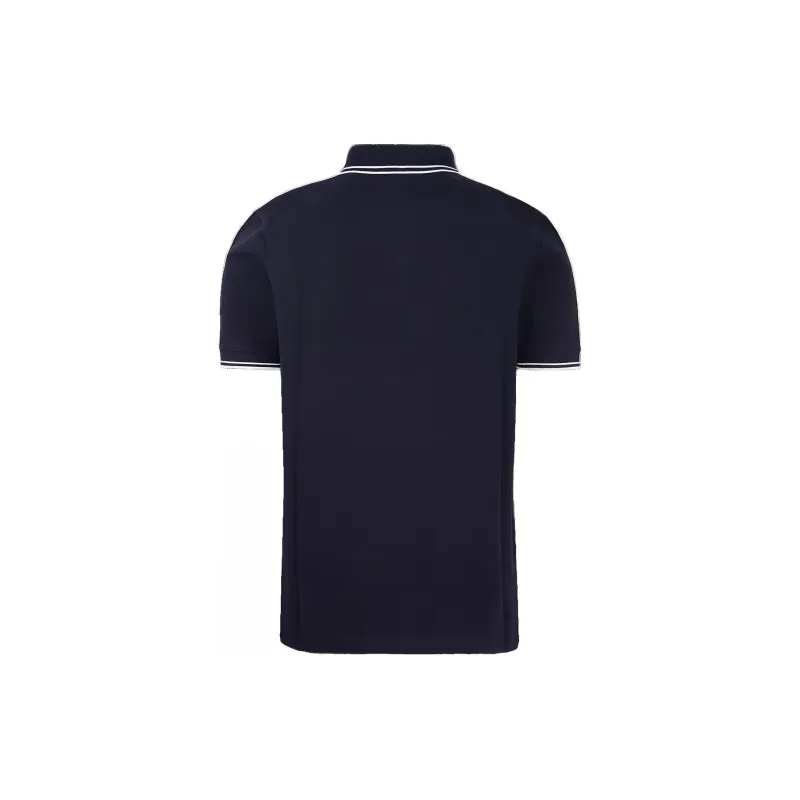STONE ISLAND Logo Patch Short Sleeved Polo Shirt-1