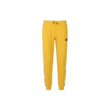 EMPORIO ARMANI EA7 Knitted Sweatpants Men's Mango Yellow