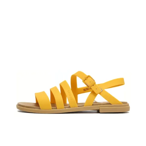 Crocs Tulum Roman Sandals Women's Yellow