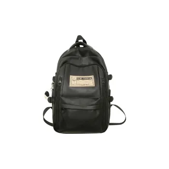 NOMK PU Laptop Bag Portable Backpack Regular Unisex Black/White/Green/Blue