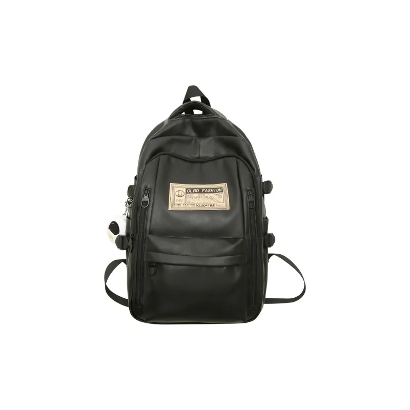 NOMK PU Laptop Bag Portable Backpack Regular Unisex Black/White/Green/Blue-0