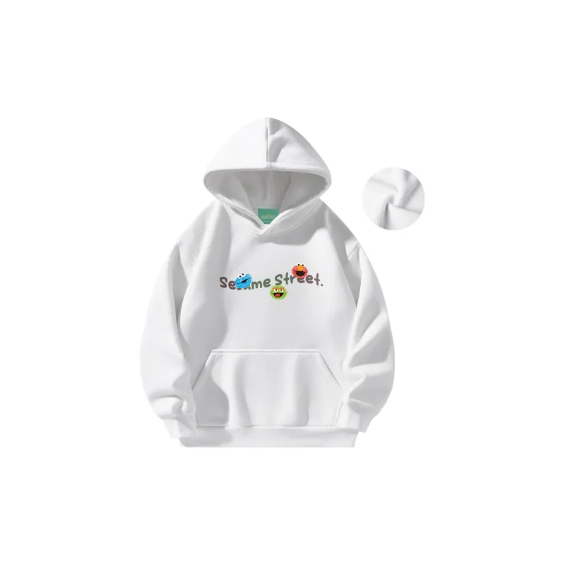 SESAME STREET Sweatshirt Thickened And Fleece Lined Unisex-22