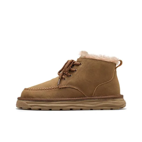 Ruomini Warm Wear-Resistant Slip-Resistant Short Snow Boots Men's