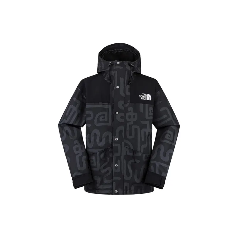 THE NORTH FACE MountainICON Windproof And Breathable Windbreaker Jacket Unisex Black-0