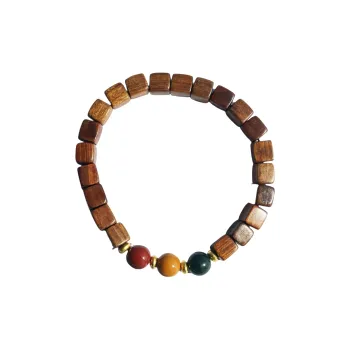 ZANJICHUANQI Padauk Wooden Bracelets Unisex