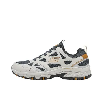 Skechers OUTDOOR MENS Cushioned Slip Resistant Low Top Casual Shoes Men's White Gray