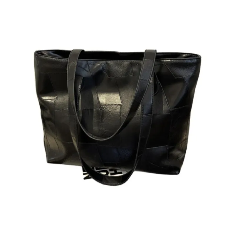 HCXK PU Trendy Fashion Students Minimalist Style Tote Bag Shoulder Bag Regular Women's Multicolor-1