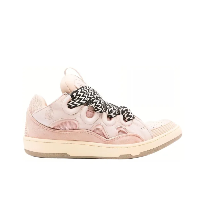Lanvin Skateboard Shoes Unisex Pink-1