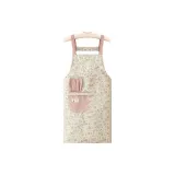 Bunny Pocket Floral Apron[Green]