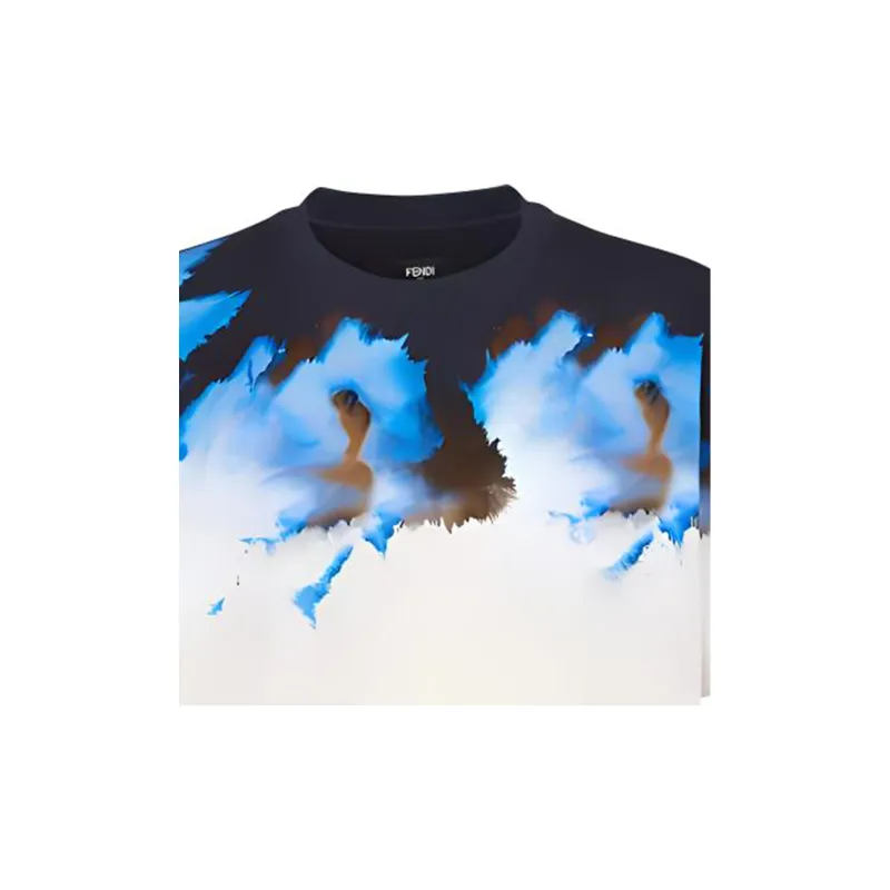 FENDI T-Shirts Men Multicolor-3