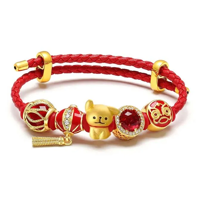 Bailijin Gold Bracelet Unisex-4