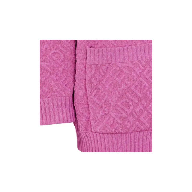 FENDI X Skims Embossed Cardigan Colorado-6