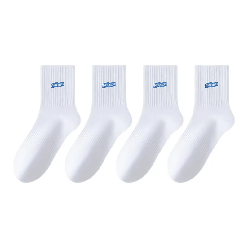 SHIWAJI Mid Calf Socks Men's 4 Pack-0