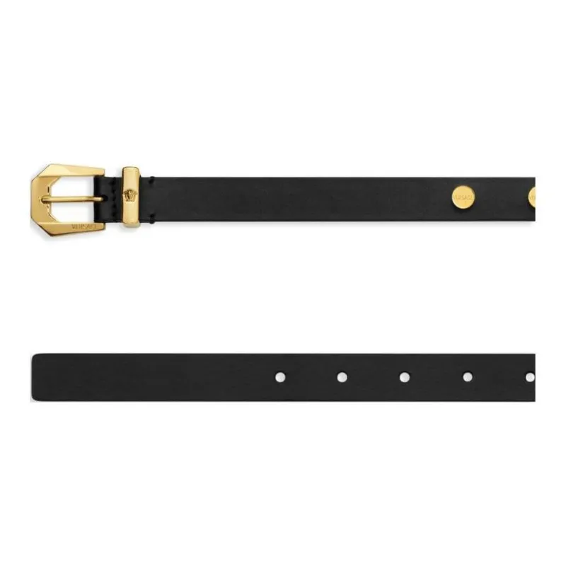 VERSACE Medusa Heritage Leather Belt-1