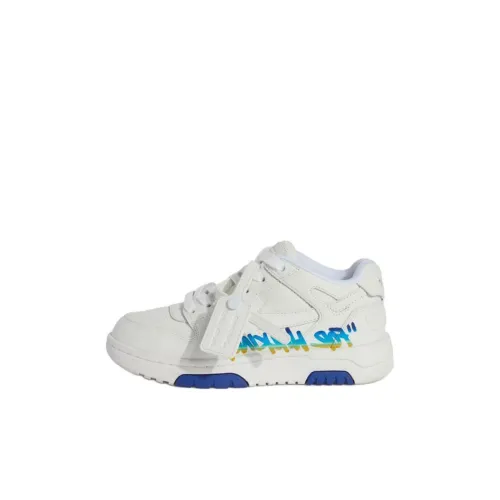 OFF WHITE Out Of Office Low Top Kids' Skateboarding Shoes White Kids'