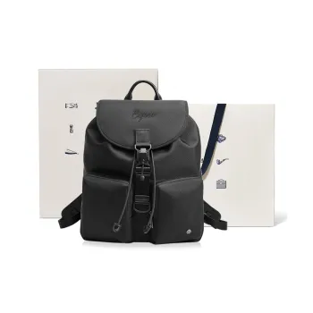 BVP Nylon Large Capacity Commute Backpack With 15.6 Inch Laptop Bag Large Size Men's Black