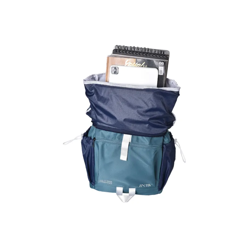 COEXISTENCE Water Repellent, Wear Resistant, Stain Resistant Polyester Backpack Regular Unisex Blue-3