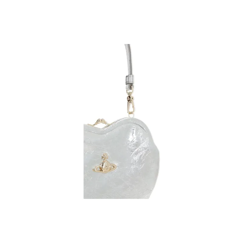Vivienne Westwood Orb Plaque Metallic Effect Tote Bag-2