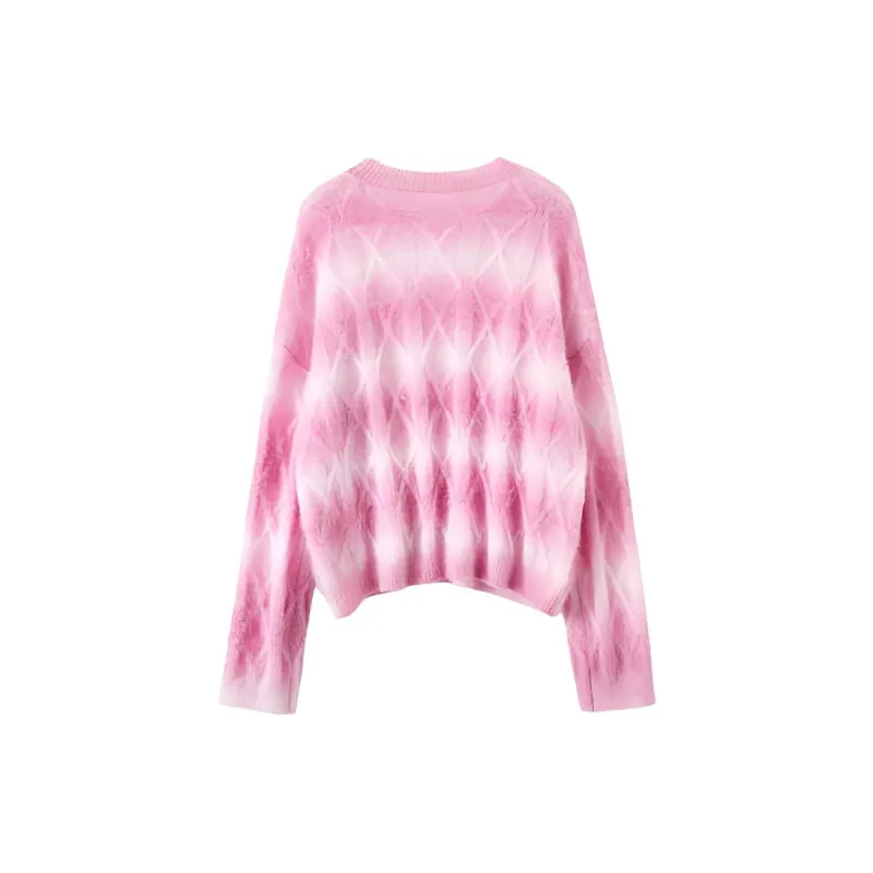 XIANGYING Knitwear Women's Barbie Pink-1