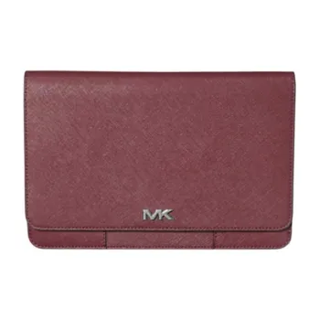 MICHAEL KORS RIVINGTON Cow Leather Wallet Large Size Men's Red